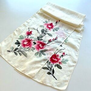 Scarf Hand painted silk